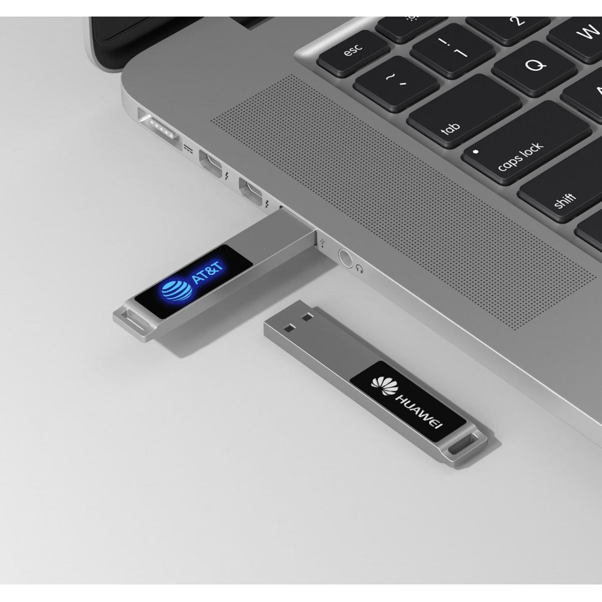 Beyaz Led Işıklı USB Bellek 32GB