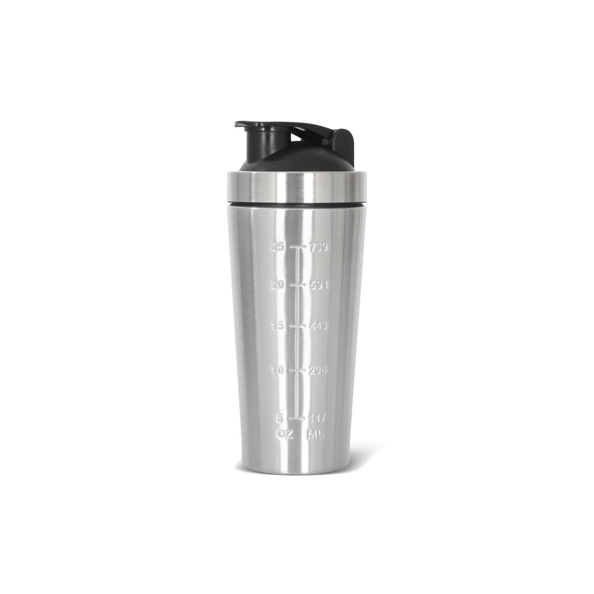 Çelik SHAKER Sporcu Suluğu Protein Shaker ve Smoothie Matarası (800 ml)